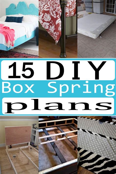 diy box spring plans